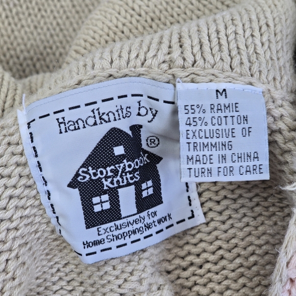 *VTG* STORYBOOK KNITS Sunrise Scene Horse Sweater, Vintage Pastel Horse Sweater - Picture 3 of 16